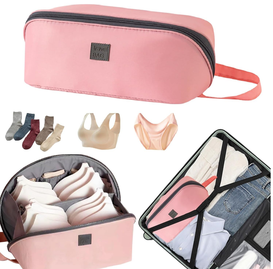Travel Underwear and Bra Organizer Bag