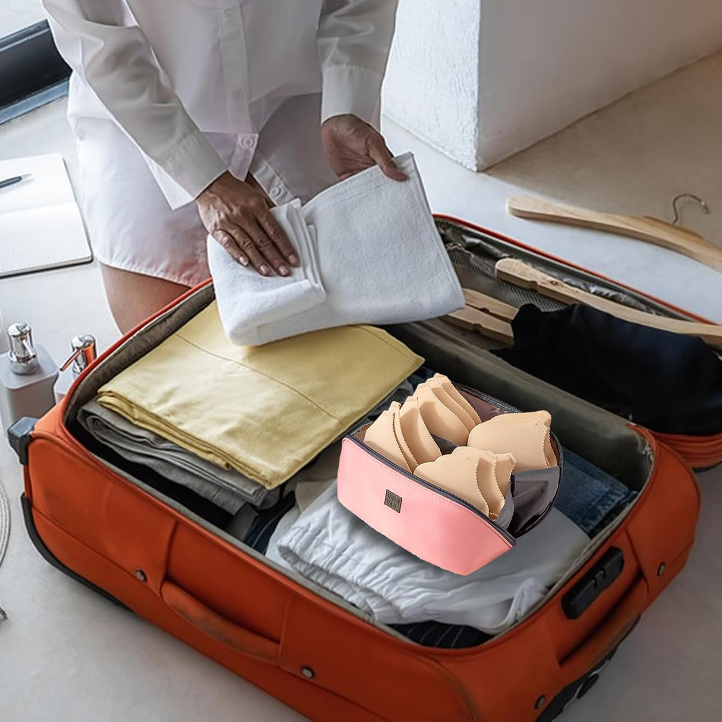 Travel Underwear and Bra Organizer Bag