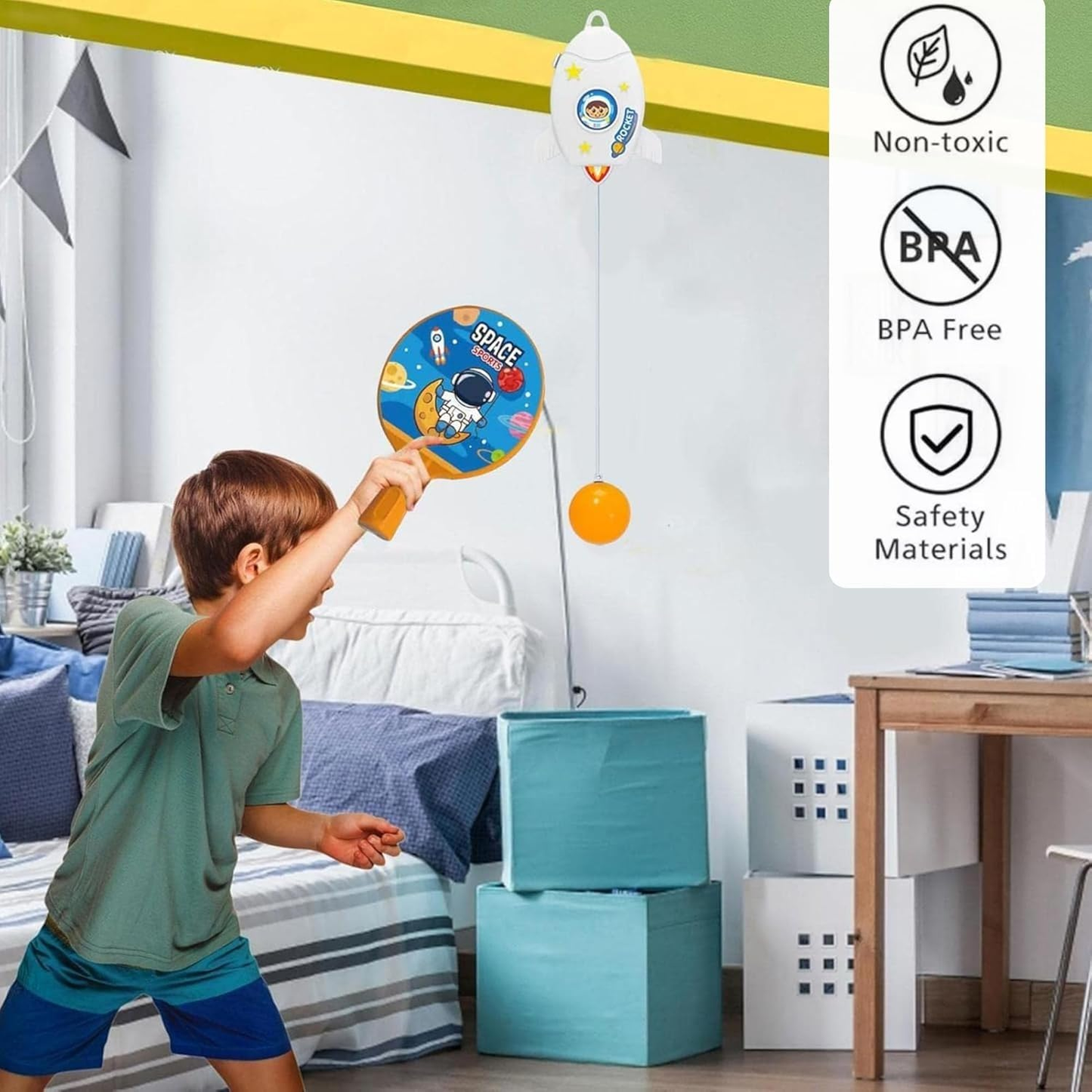 Toys Indoor Hanging Table Tennis Trainer Portable Set