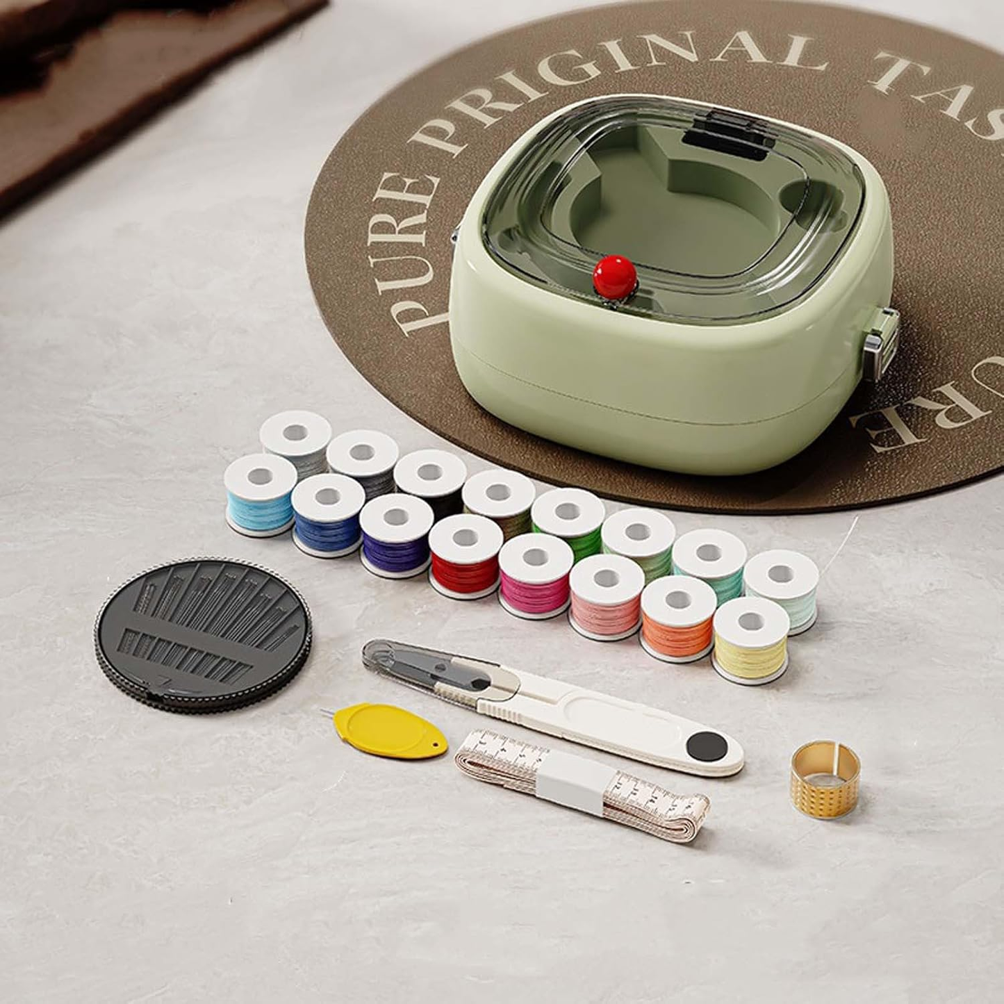 New Portable Travel Home Small Magnetic Sewing Box