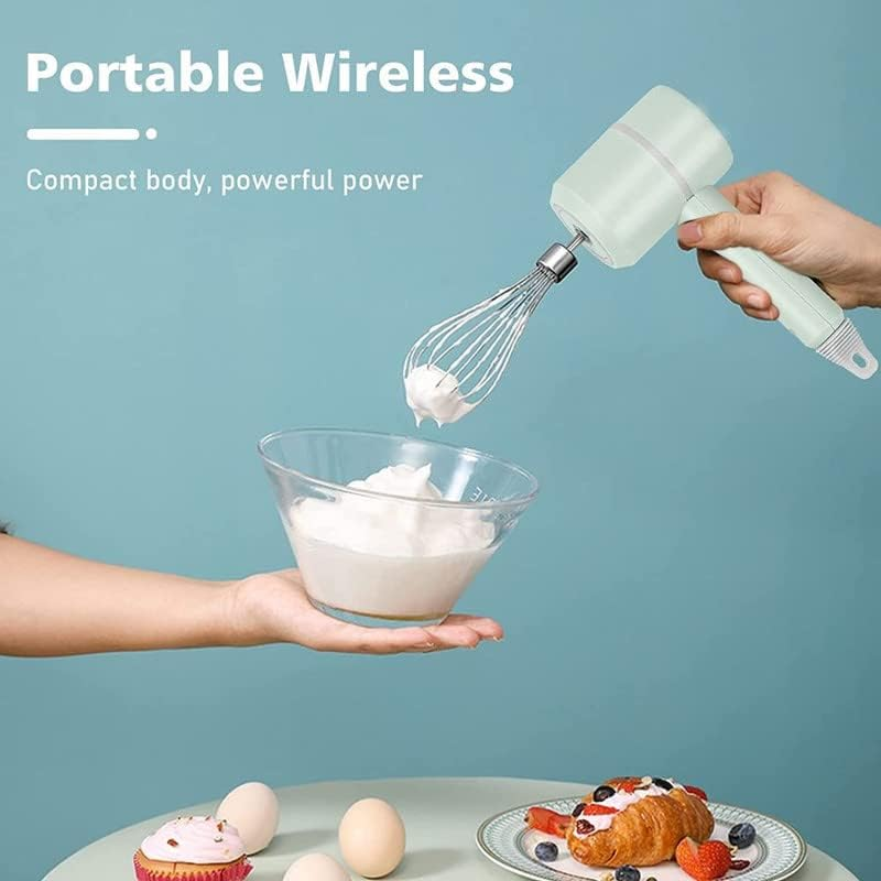 Hand Mixer Electric Whisk Wireless Portable Hand Whisk