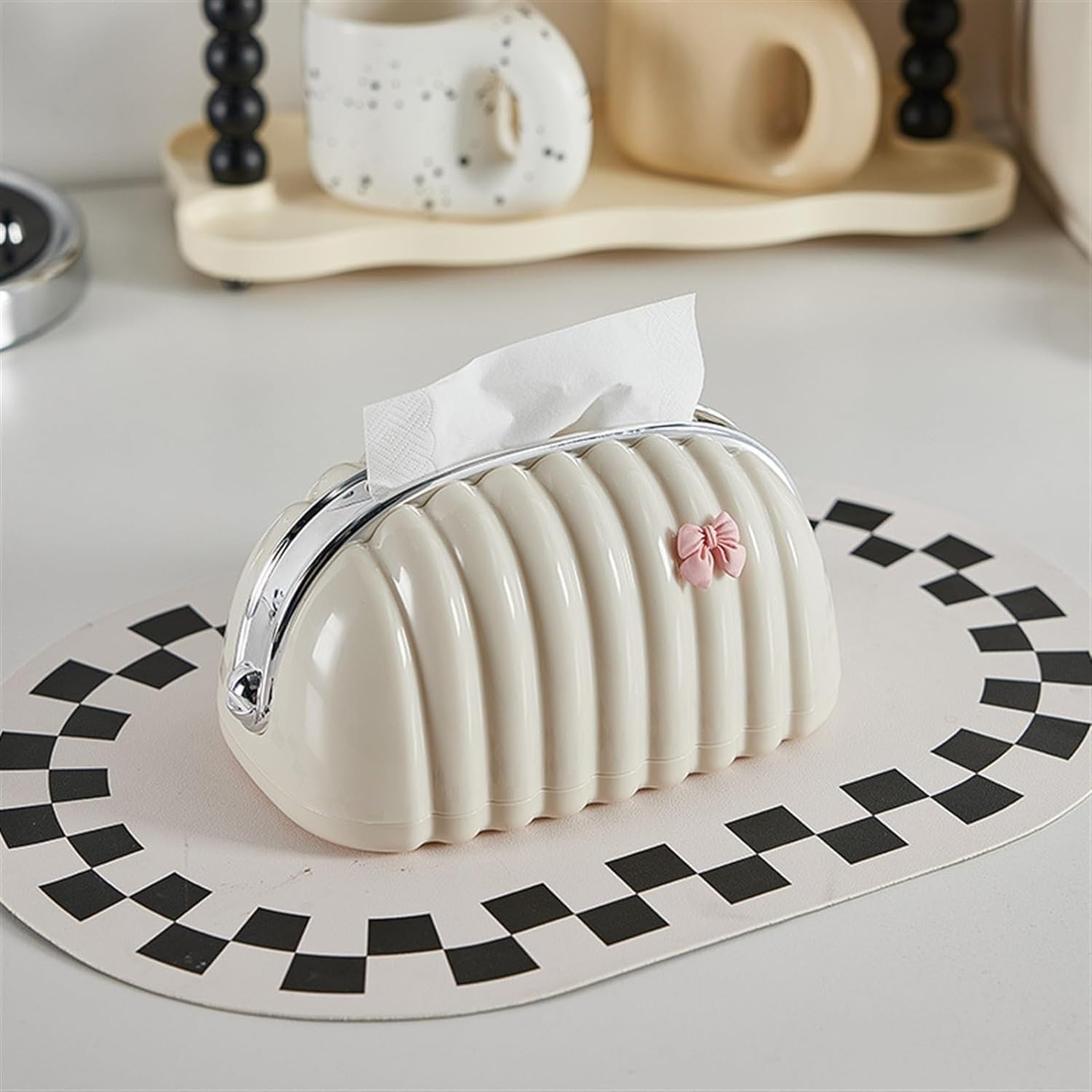 Tissue Box | Bag Shape Tissue Paper Holder(Pack of 1,Multicolor)