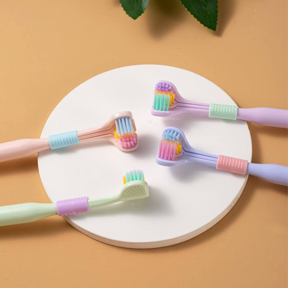3-Sided Triple Angle Toothhugger Training Toothbrush – Ultra Soft, Multicolor