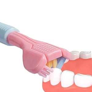 3-Sided Triple Angle Toothhugger Training Toothbrush – Ultra Soft, Multicolor