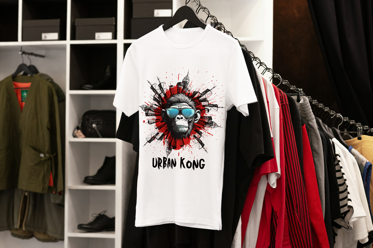 Rebel Ape - Urban Splatter Regular Fit Tee