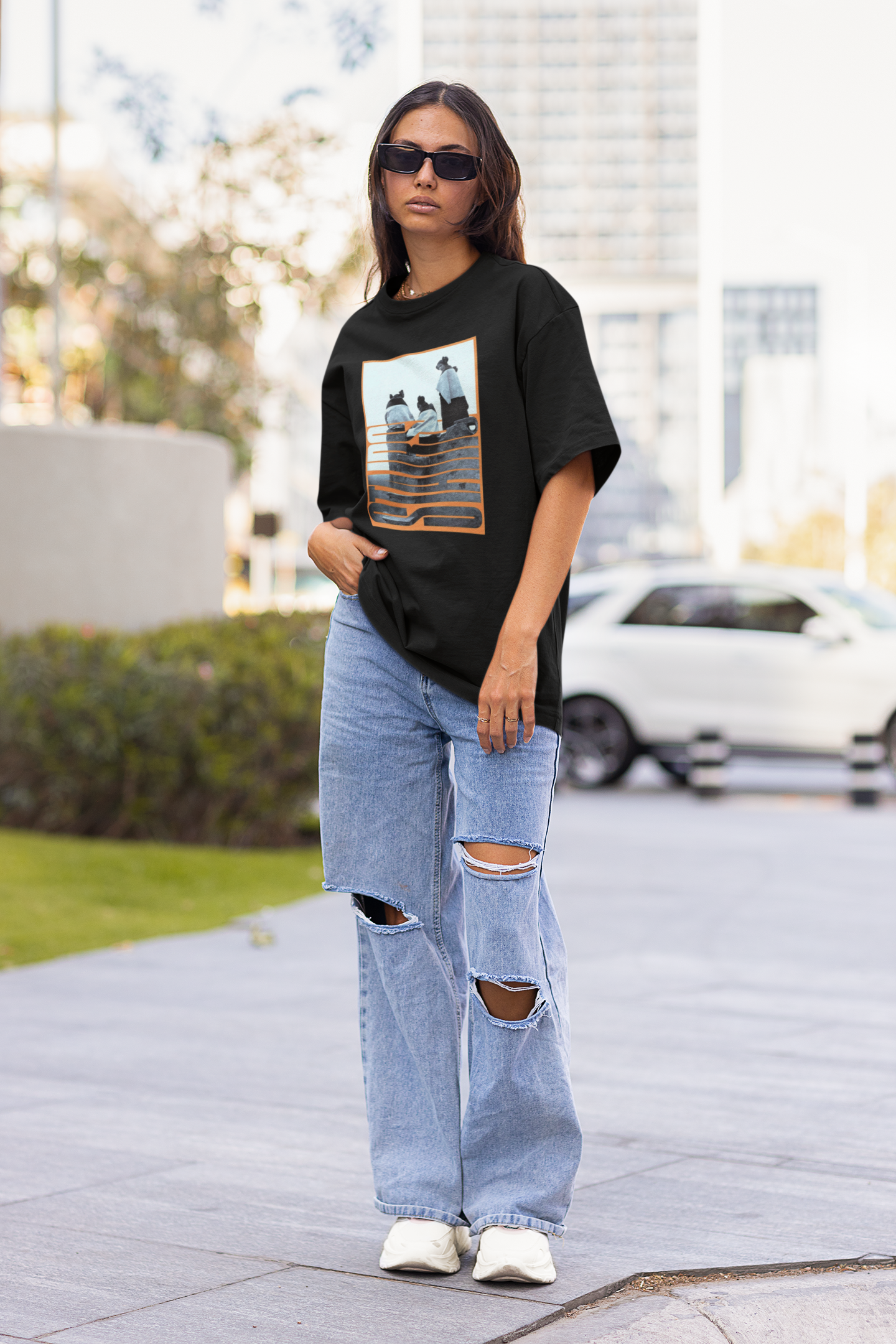 Terry Oversized Graphic T-Shirt – “Street Standout” Edition by ASTER STORE
