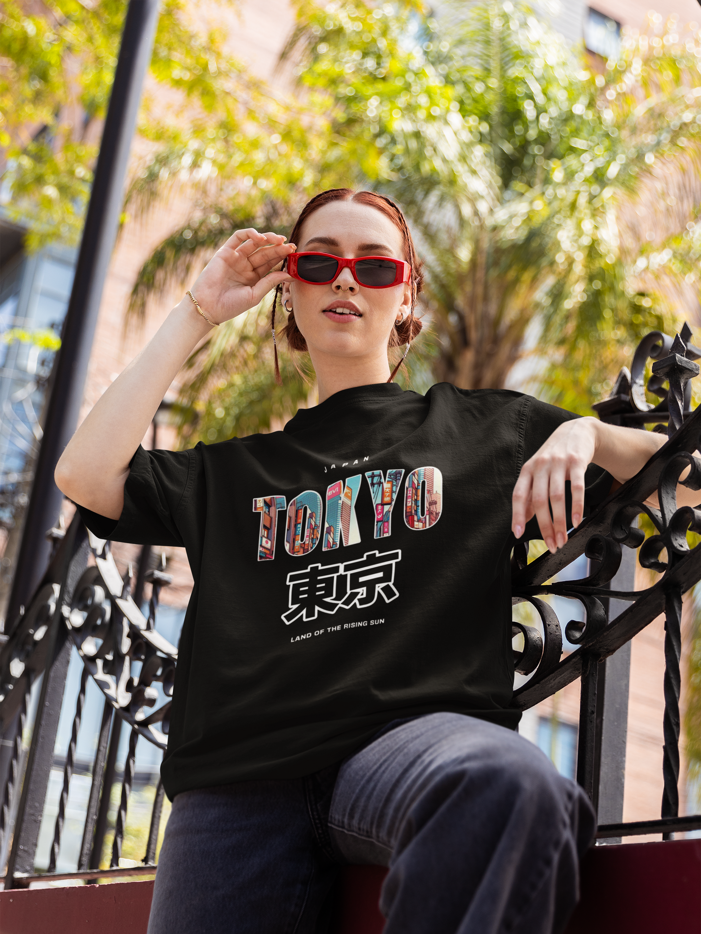 Tokyo Oversized Printed T-Shirt – Terry Cotton | ASTER STORE