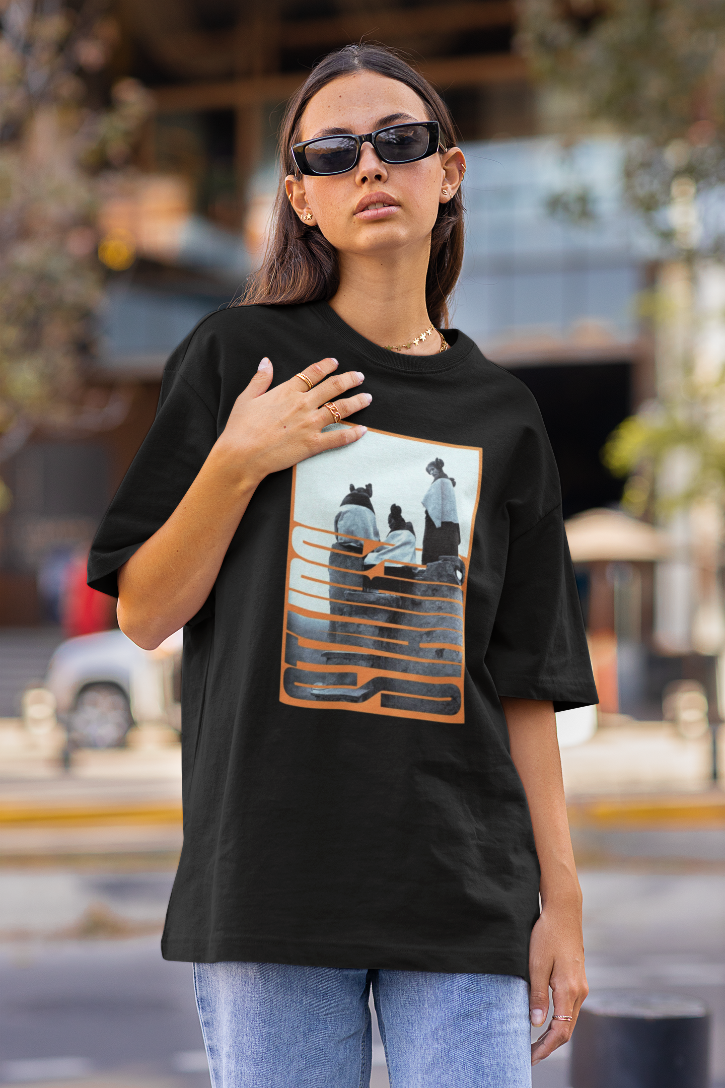 Terry Oversized Graphic T-Shirt – “Street Standout” Edition by ASTER STORE