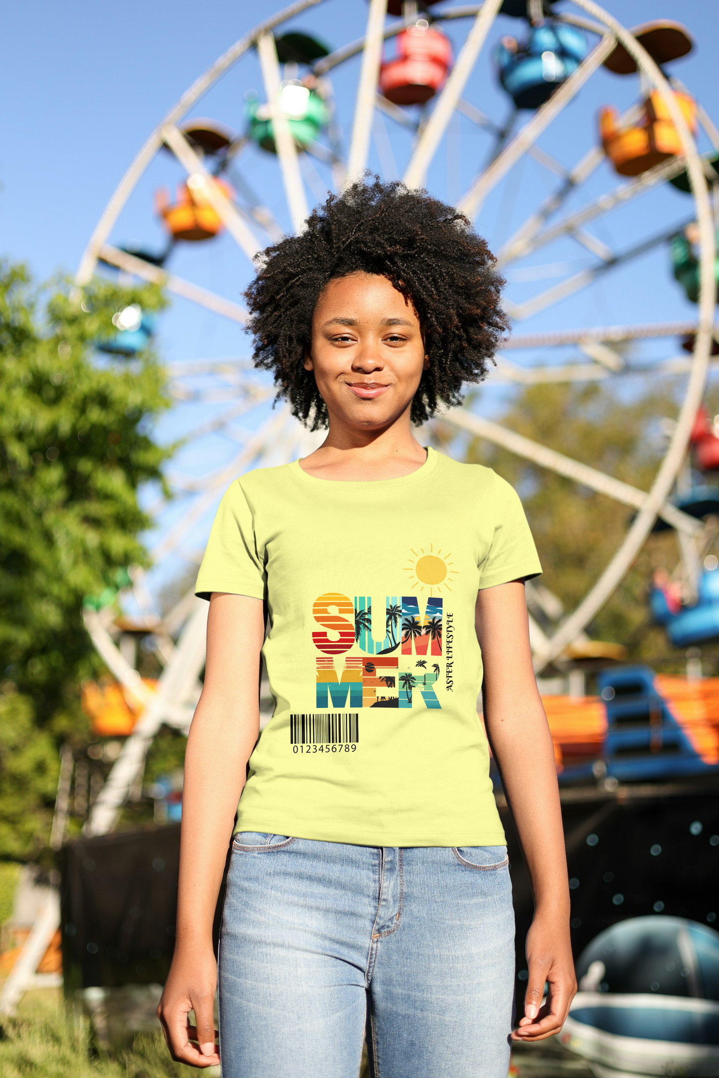 “SUMMER VIBES” Premium Graphic Tee – Limited Edition by ASTER STORE