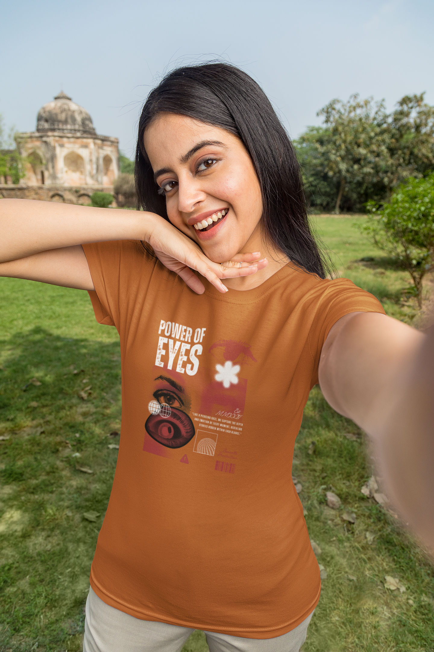 "Power of Eyes" Graphic Tee – ASTER STORE Signature Series
