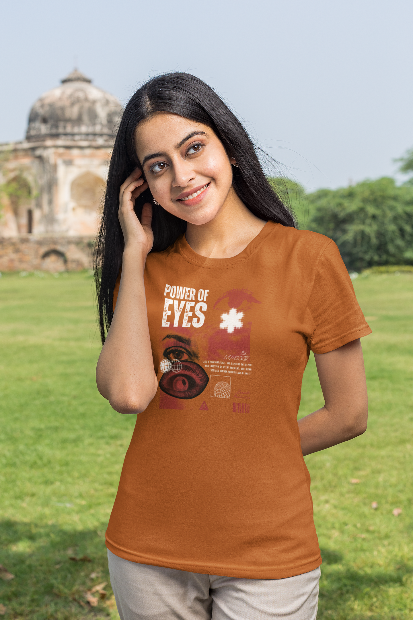 "Power of Eyes" Graphic Tee – ASTER STORE Signature Series