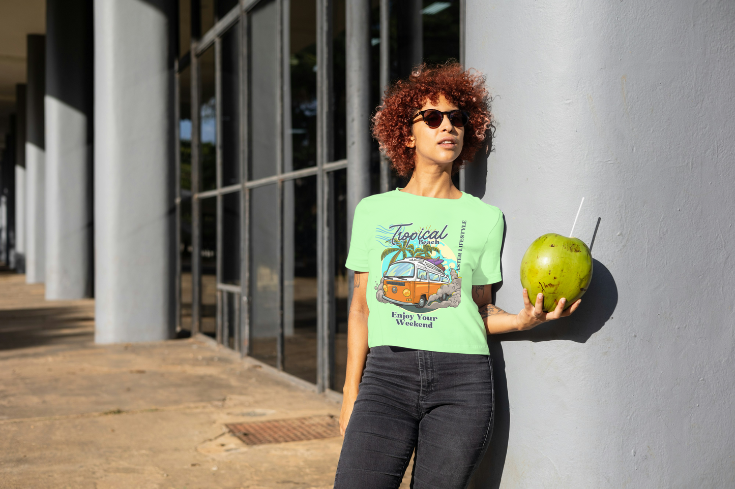 Tropical Beach Vibes Unisex T-Shirt – Premium Cotton | Aster Store