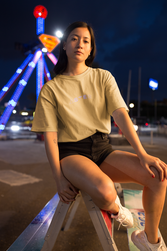 Terry Oversized “MAXIMALISM” Back Print T-Shirt by ASTER STORE