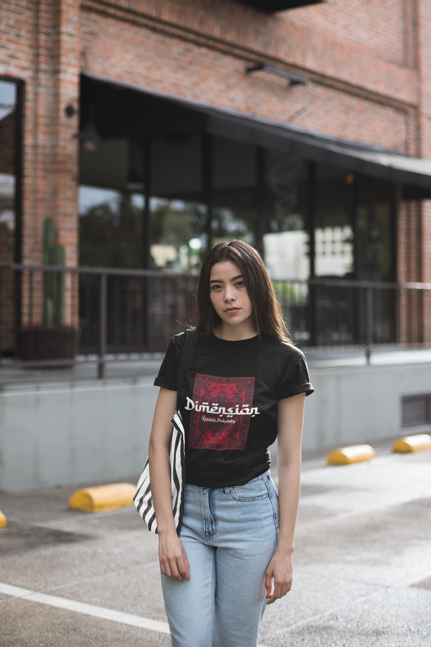 "Dimension Unisex Oversized Tee – Street Edge Edition by ASTER STORE"