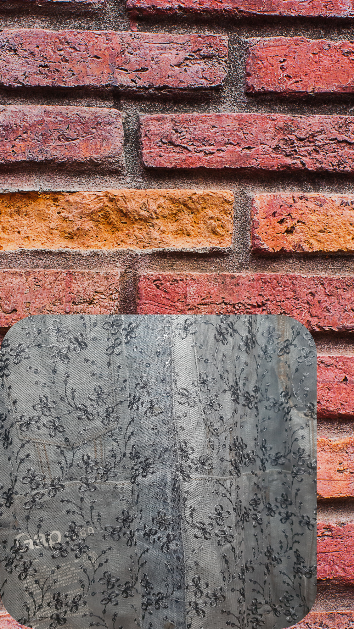 🩵🩶Arctic Grace – Blue Denim Jacket with Grey Thread Embroidery on Net Fabric
