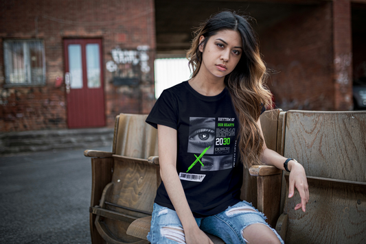 "FAMOUS Dual-Side Graphic Tee – Women's Premium Edition by ASTER STORE"