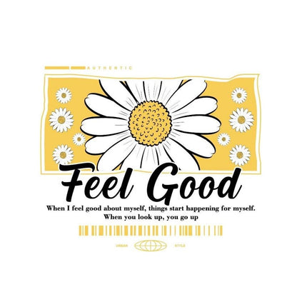 “Feel Good Daisy” Crop Tee – ASTER STORE Signature Series