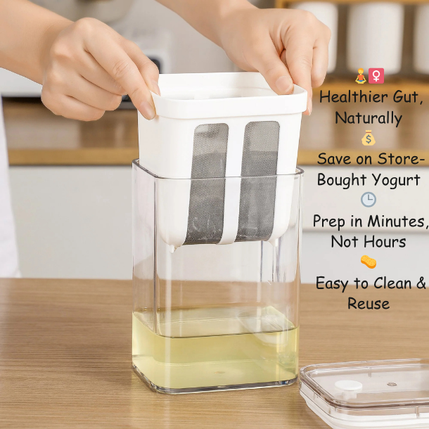 Multifunctional Yogurt Filter with Fine Mesh Strainer
