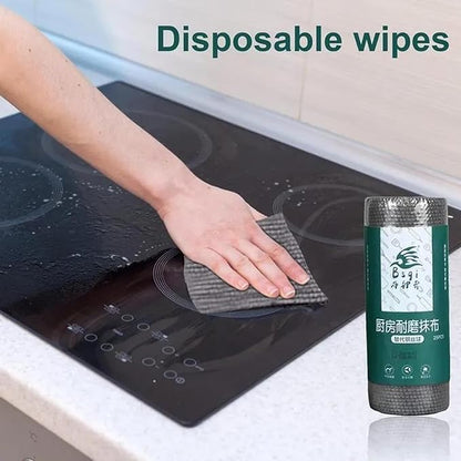 🧽 Microfiber Cleaning Cloth Roll 25Pcs (Pack Of 2)