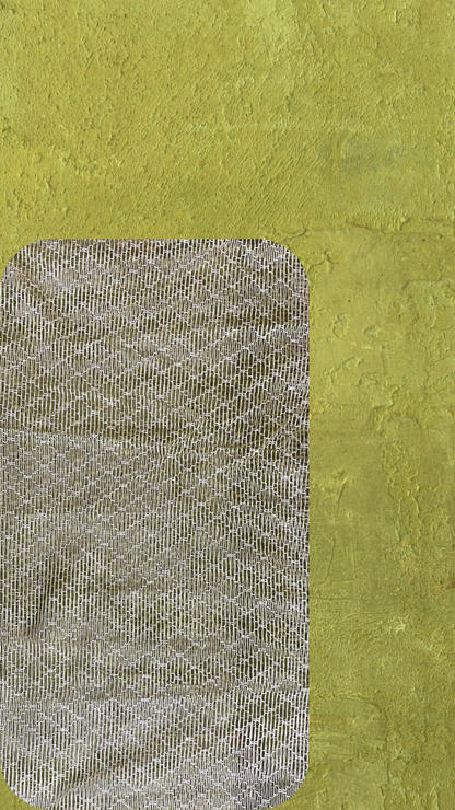 🌿💚 Olive Garden – Olive Green Denim Jacket with Green Net Embroidery