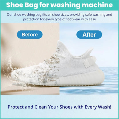 🧼 All-in-One Shoe Washing Machine Bag – Plush, Durable & Multi-Purpose
