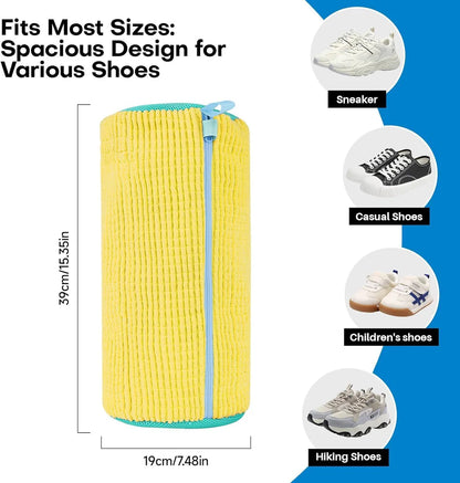 🧼 All-in-One Shoe Washing Machine Bag – Plush, Durable & Multi-Purpose