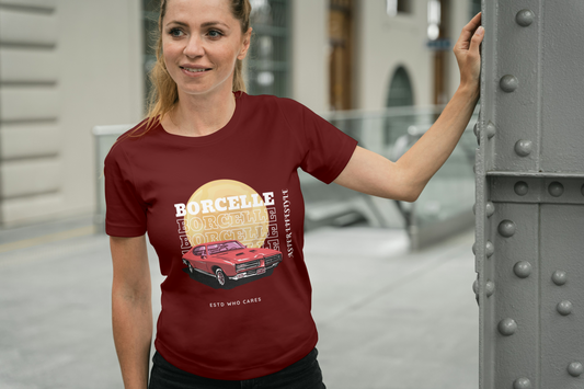 "BORCELLE Vintage Car Graphic Loose-Fit T-Shirt – ASTER STORE Exclusive"