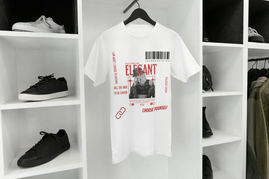 "Elegant Statement Graphic Tee – Women's Regular Fit | ASTER STORE"