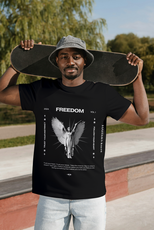 "Freedom Vol. 1" | Holy Spirit Print Edition By ASTER STORE ( Oversize Tee )