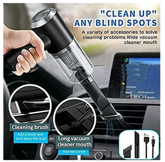 Handheld Vacuum Car Cleaner Air Duster Wireless Rechargeable