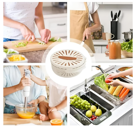 Multifunctional Fruit and Vegetable Washing Bowl, Draining Bowl Mixing Bowl with Colander