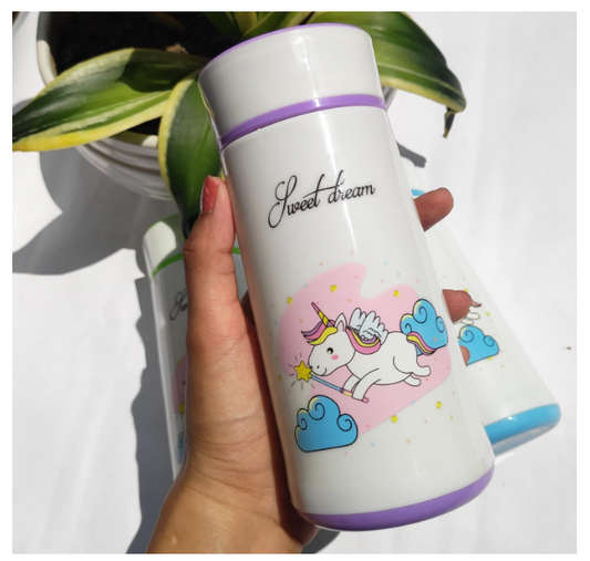 Cute Small Bottle for Kids to Carry Milk Water and Other Liquid