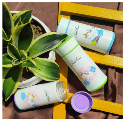 Cute Small Bottle for Kids to Carry Milk Water and Other Liquid