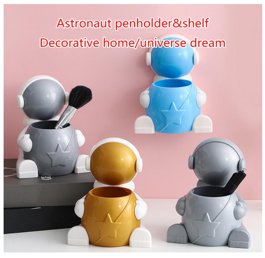 Astronaut Pen Holder Desktop Storage Box Multifunction Storage Boxes For Children