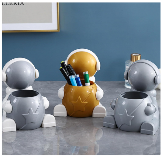 Astronaut Pen Holder Desktop Storage Box Multifunction Storage Boxes For Children