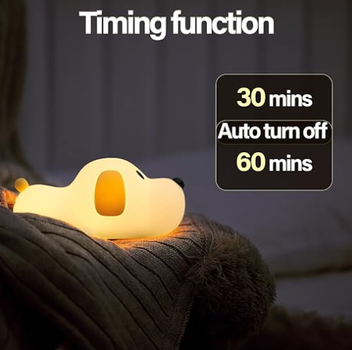 Cute Dog Puppy Silicon Night Lamp for Kids(17 cm, Multicolor3)
