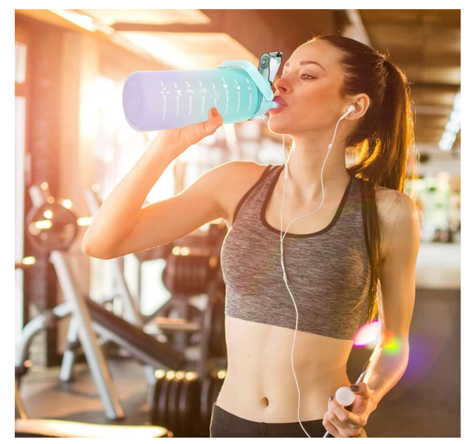 Water Bottle With Time  Marker (Set of 3)