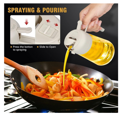 Oil Dispenser & Mist Spray Bottle, Cooking/Baking Tool & Accessories