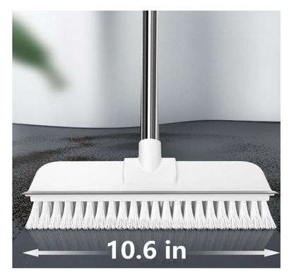 Long Handle Floor Scrub Brush, 2 in 1 Cleaning Brush Handle
