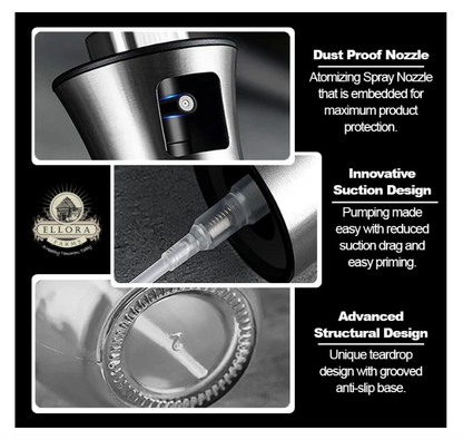 Mister Sprayer, 200 ml Glass Bottle with Stainless Steel Funnel