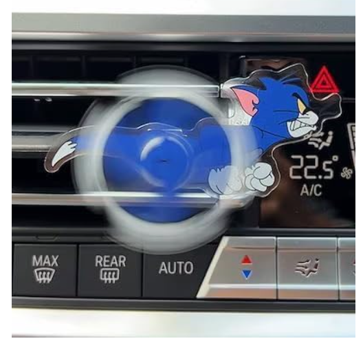 Tom & Jerry Interior Decoration Cute Air Conditioner Vent Clip Type, Easy to Install, Car Decoration, Stylish