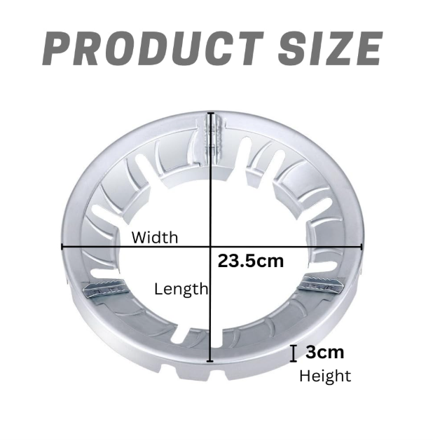 Gas Stove Burner Wok Stand Support, Gas Stove Burner Cover, Wind Shield Energy Saver, Heat Diffuser For Cooktop Range