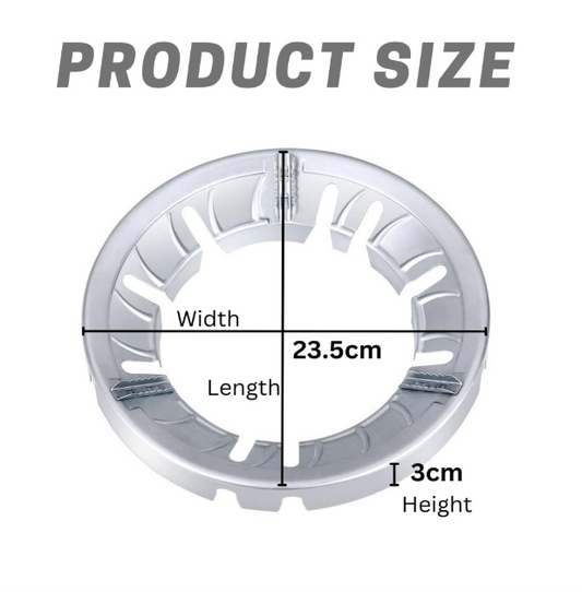 Gas Stove Burner Wok Stand Support, Gas Stove Burner Cover, Wind Shield Energy Saver, Heat Diffuser For Cooktop Range