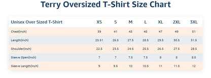 “Beyond Gravity” – Oversized terry Unisex Graphic Tee