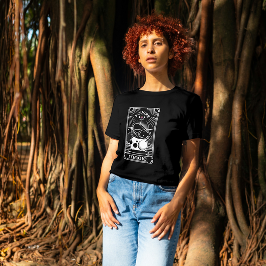 Samurai mask Printed T-Shirt - Regular Fit ( Both side print )