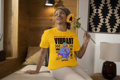 VIBRANT Cyberpunk Graphic Unisex T-Shirt by ASTER