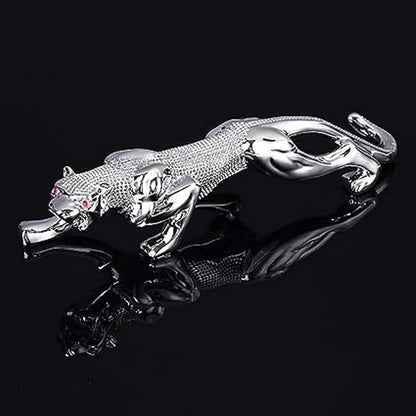 Modern Jaguar, Golden Panther Jaguar, Luxury Showpiece Animal Figurines Decorative Item for Home Dcor Living Room Bedroom Table Top Car Dashboard Decoration ( 18 cm x 4.5 cm)