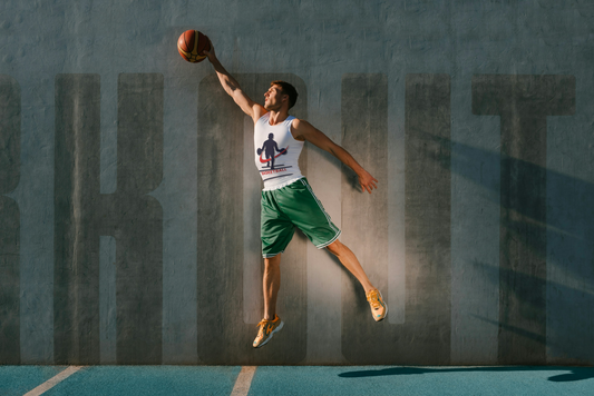 Men’s Sleeveless Basketball Graphic Tee – Athletic Fit, Ultra-Comfort Performance Wear
