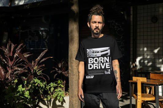 "Born to Drive Oversized Graphic Tee – Men's Edition by ASTER STORE"