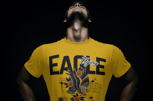 ASTER STORE Premium Unisex Oversized T-Shirt – “Flying Eagle” Summer Edition